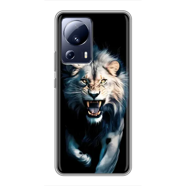 Чохол з принтом «Лев у темряві» для Xiaomi 13 Lite