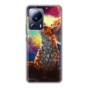 Чохли з картинкою Лисичка для Xiaomi 13 Lite (VPrint) (Лисичка в космосі)