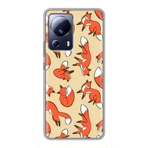 Чохли з картинкою Лисичка для Xiaomi 13 Lite (VPrint) (Лисички)