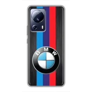 Чохол для Сяомі 13 Лайт - з принтом БМВ (AlphaPrint) (Лого BMW)