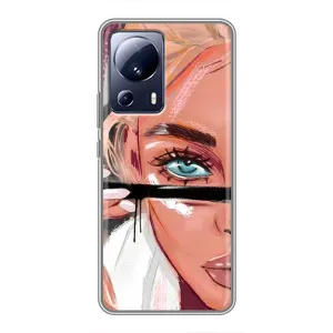 Чохол з друком для Xiaomi 13 Lite - (Мода) (AlphaPrint) (Макіяж)