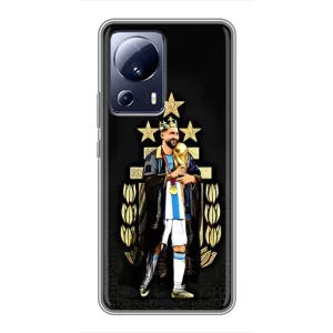 Чехлы для Xiaomi 13 Lite (Leo чемпион) (AlphaPrint) (Месси Король)