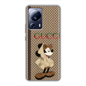 Чохли GUCCI для Сяомі 13 Лайт (AlphaPrint) (Mickey GUCCI)