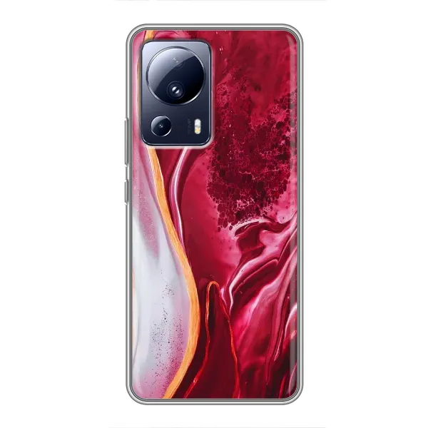 Чехол с принтом «Мрамор красный» для Xiaomi 13 Lite Чехол с принтом «Мрамор красный» для Xiaomi 13 Lite