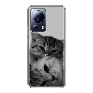 Чохол з малюнком кіт на Xiaomi 13 Lite (Пара котів)
