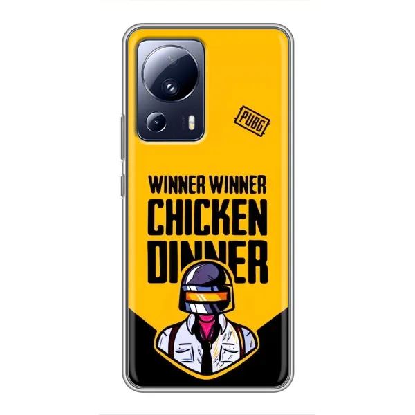 Чехол с принтом «Pubg шлем» для Xiaomi 13 Lite
