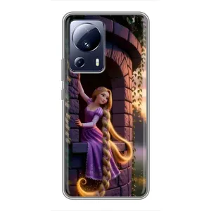 Чехол Рапунцель для Xiaomi 13 Lite (Рапунцель на башне)