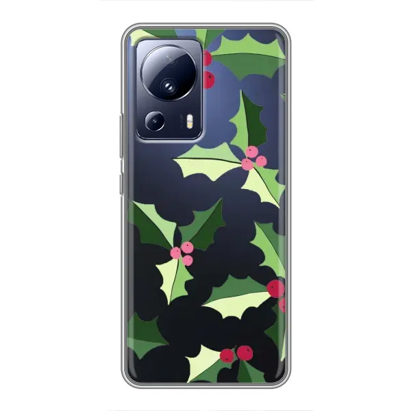Чехол с принтом «Рождественский фон» для Xiaomi 13 Lite