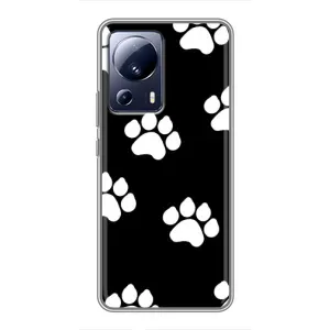 Чохли з собаками для Xiaomi 13 Lite (VPrint) (Сліди собаки)