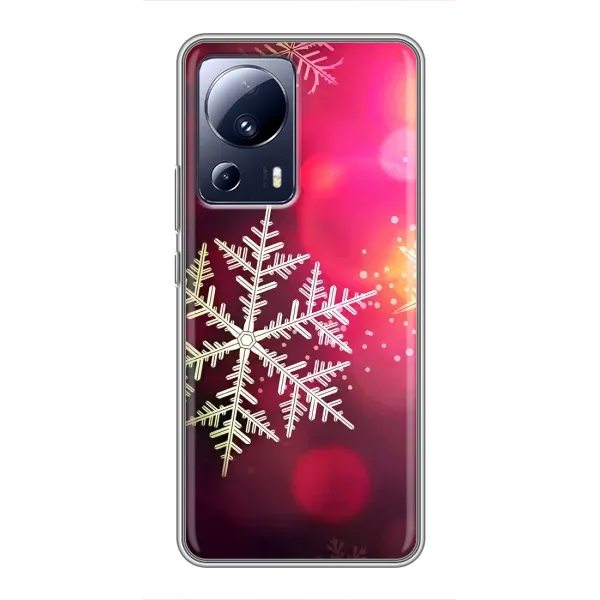 Чехол с принтом «Снежинка» для Xiaomi 13 Lite Чехол с принтом «Снежинка» для Xiaomi 13 Lite