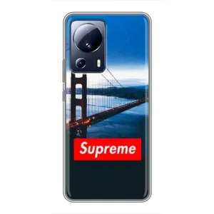 Чеохол для Xiaomi 13 Lite з картинкою Supreme (AlphaPrint) (Стиль Supreme)