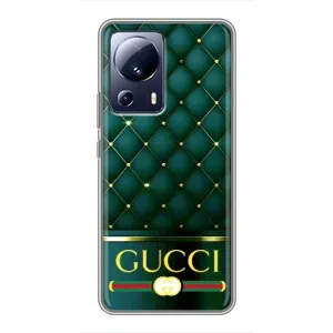 Чохли GUCCI для Сяомі 13 Лайт (AlphaPrint) (Текстура Гуччі)