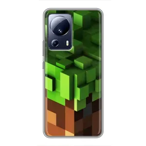 Чохол Майнкрафт на Xiaomi 13 Lite (AlphaPrint) Minecraft (текстура Майнкрафт)