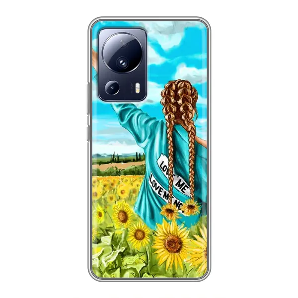 Чохол з принтом «Україночка» для Xiaomi 13 Lite