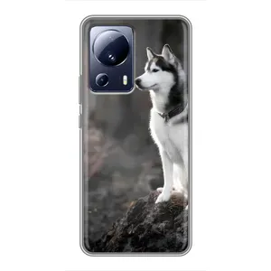 Чохол з Хаскі Xiaomi 13 Lite - (AlphaPrint) (Вірний собака)