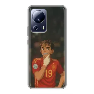 Чехол с футболистом Ламин Ямаль Xiaomi 13 Lite (Ямаль аниме)