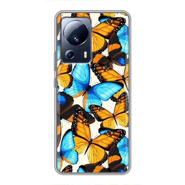 Чохол з принтом «Яскраві метелики» для Xiaomi 13 Lite Чохол з принтом «Яскраві метелики» для Xiaomi 13 Lite