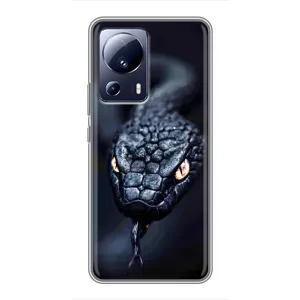 Чохол з картинкою 'Хижаки' для Xiaomi 13 Lite (Чорна змія)