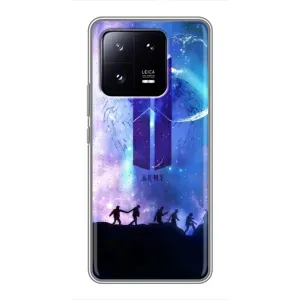 Чехлы BTS для Xiaomi 13 Pro (AlphaPrint) (Army BTS)