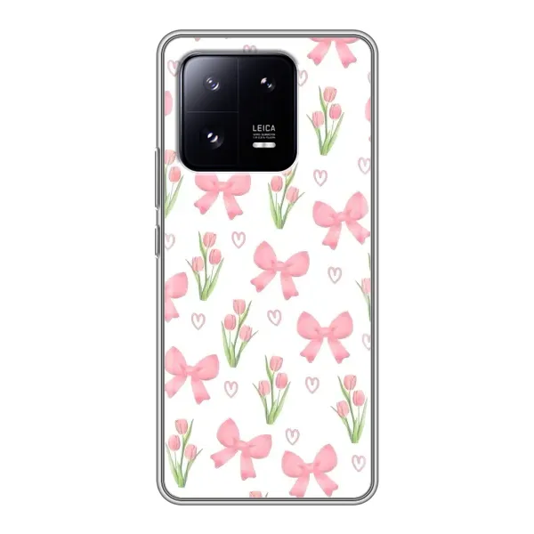 Чехол с принтом «Банты и цветы» для Xiaomi 13 Pro