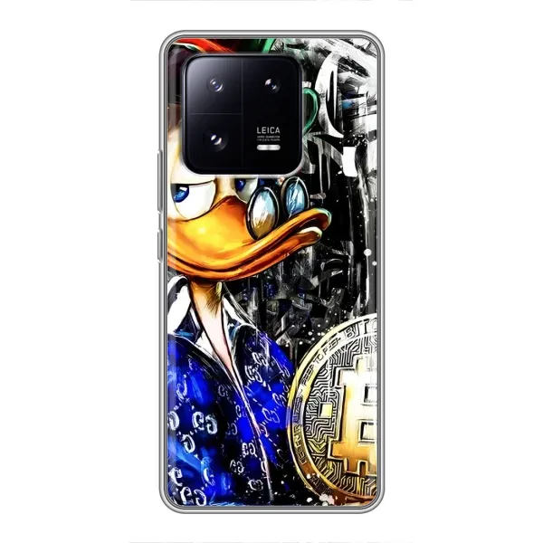 Чехол с принтом «Биткойн Скрудж» для Xiaomi 13 Pro