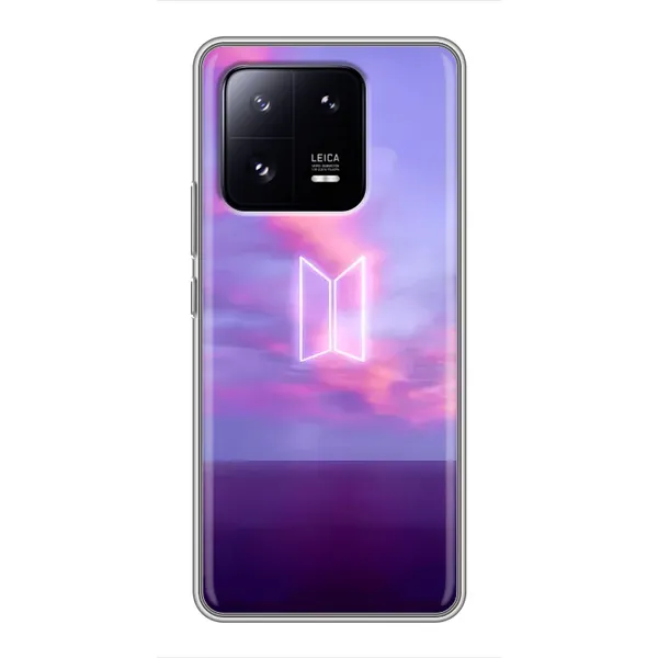 Чехол с принтом «BTS логотип» для Xiaomi 13 Pro Чехол с принтом «BTS логотип» для Xiaomi 13 Pro
