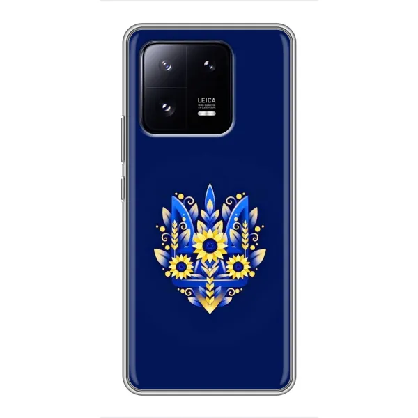 Чехол с принтом «Цветочный Герб» для Xiaomi 13 Pro