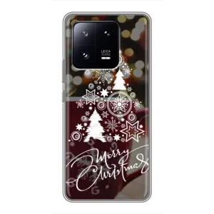 Рождественские Чехлы для Xiaomi 13 Pro (VPrint) (Елочка узорная)