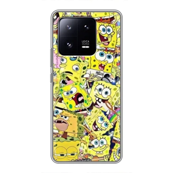 Чехол с принтом «Эмоции Спанч Боба» для Xiaomi 13 Pro