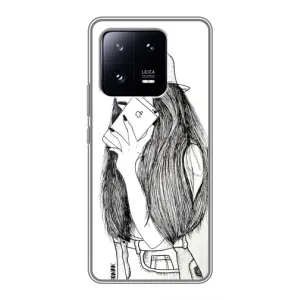 Чехол с печатью для Xiaomi 13 Pro - (Мода) (AlphaPrint) (Фото девочки)
