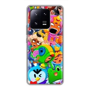 Чехлы Brawl Stars для Xiaomi 13 Pro (AlphaPrint) (Герои Бравл Старс)