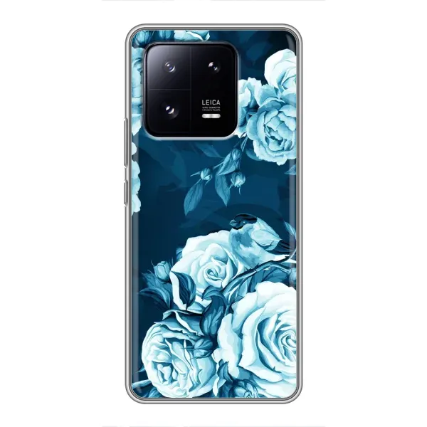 Чехол с принтом «Голубые Бутоны» для Xiaomi 13 Pro Чехол с принтом «Голубые Бутоны» для Xiaomi 13 Pro