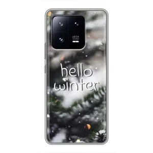 Новогодние, Праздничные Чехлы для Xiaomi 13 Pro - 2024 год (Hello winter)