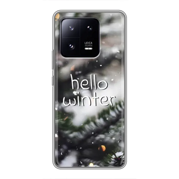 Чехол с принтом «Hello winter» для Xiaomi 13 Pro Чехол с принтом «Hello winter» для Xiaomi 13 Pro