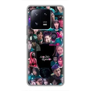 Чохол Гра в кальмара для Xiaomi 13 Pro (Колаж Гра кальмара)