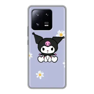 Чехол с кроликом Куроми на Xiaomi 13 Pro (Куроми в цветах)
