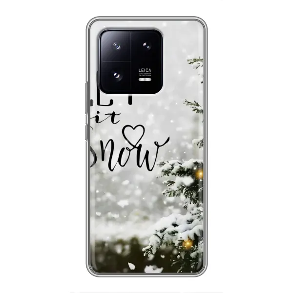 Чехол с принтом «Let it snow» для Xiaomi 13 Pro Чехол с принтом «Let it snow» для Xiaomi 13 Pro