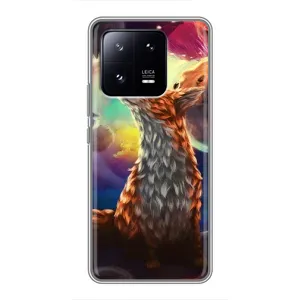 Чехлы с картинкой Лисички для Xiaomi 13 Pro (VPrint) (Лисица в космосе)