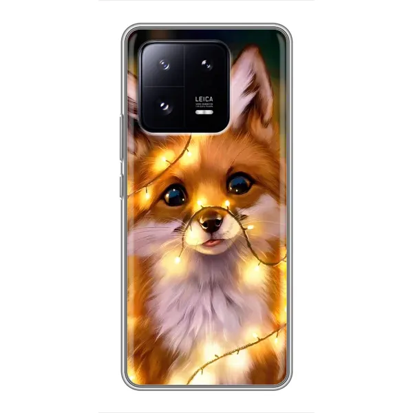 Чохол з принтом «Лисичка в гірляндах» для Xiaomi 13 Pro
