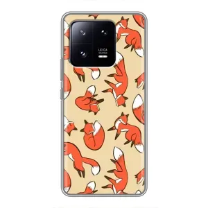 Чехлы с картинкой Лисички для Xiaomi 13 Pro (VPrint) (Лисички)