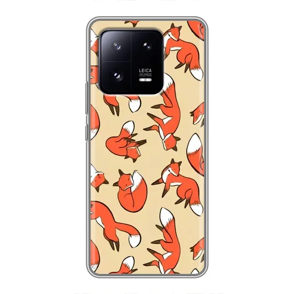 Чохол з принтом «Лисички» для Xiaomi 13 Pro