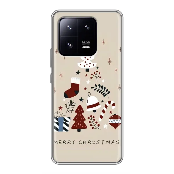Чехол с принтом «Merry Christmas» для Xiaomi 13 Pro