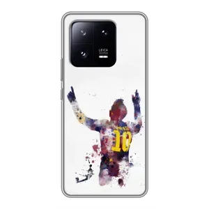 Чехлы Месси для Xiaomi 13 Pro (AlphaPrint) (Messi Barca)