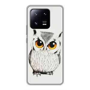 Чехол с птицами на Xiaomi 13 Pro (VPrint) (Милая Сова)