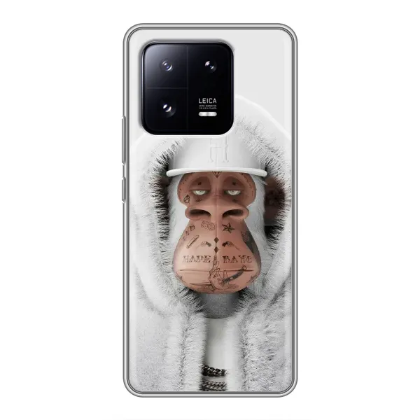 Чехол с принтом «обезьяна NFT в тату» для Xiaomi 13 Pro Чехол с принтом «обезьяна NFT в тату» для Xiaomi 13 Pro