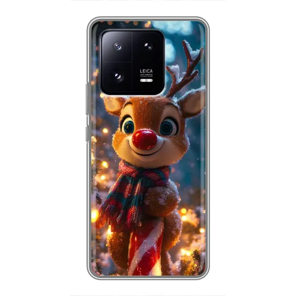 Чехол с принтом «Олень с шарфом» для Xiaomi 13 Pro Чехол с принтом «Олень с шарфом» для Xiaomi 13 Pro