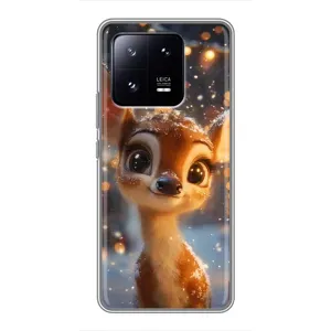 Чехол с принтом «Олененок среди гирлянд» для Xiaomi 13 Pro