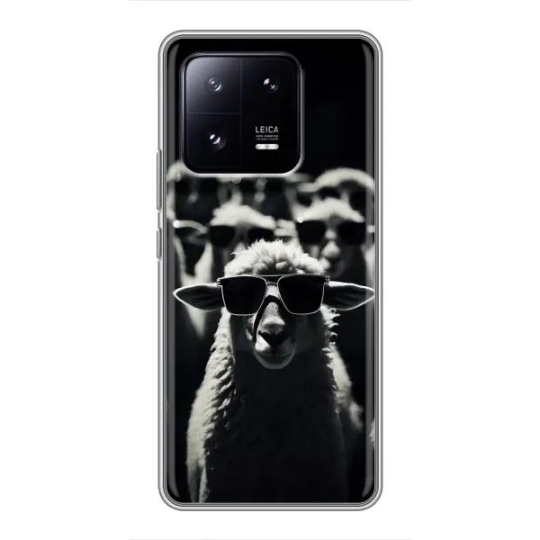 Чохол з принтом «Овечка в окулярах» для Xiaomi 13 Pro
