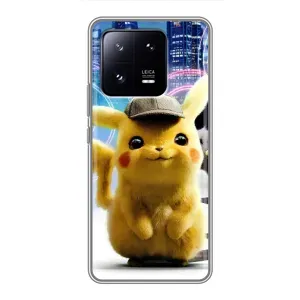 Чехол с Пикачу на Xiaomi 13 Pro (Пикачу в городе)