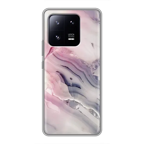 Чехол с принтом «Пурпурный Мрамор» для Xiaomi 13 Pro